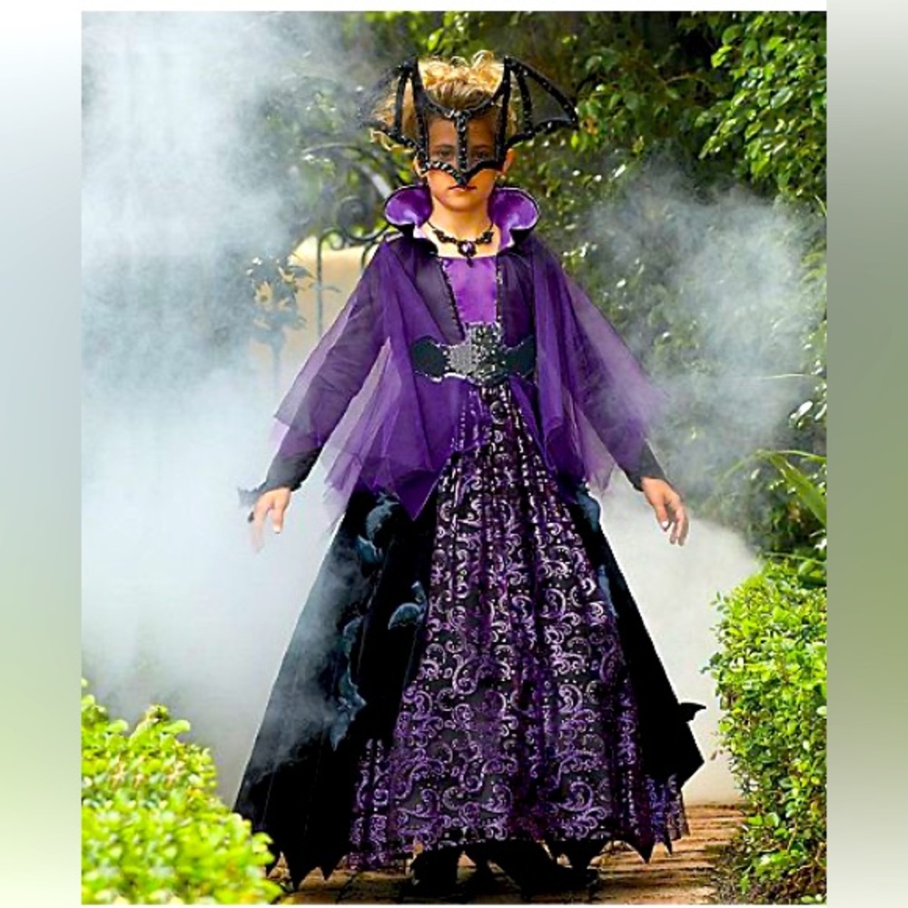 Chasing Fireflies Bat Queen Princess Costume Gown Child Size 12